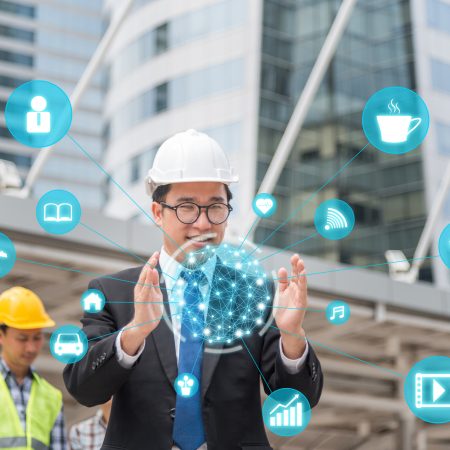 建設現場でのデータ活用のイメージ画像